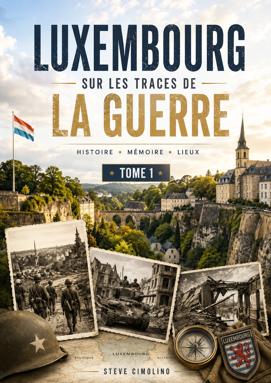Couverture du tome 1 de Luxembourg sur les traces de la guerre