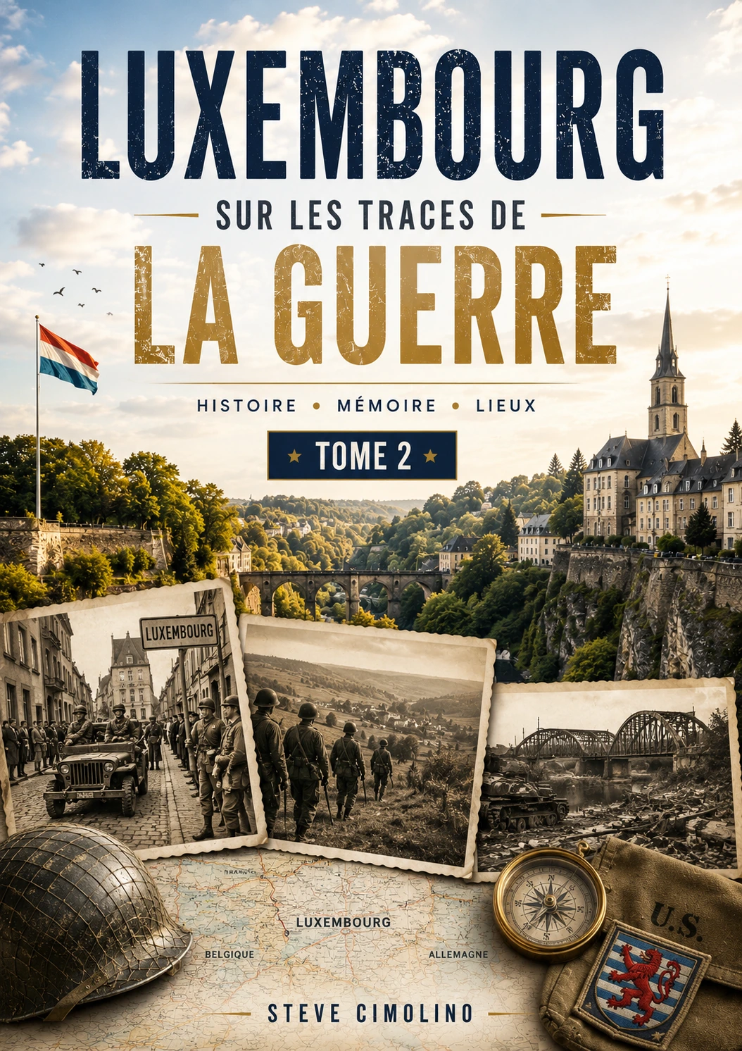 Couverture du tome 2 de Luxembourg sur les traces de la guerre