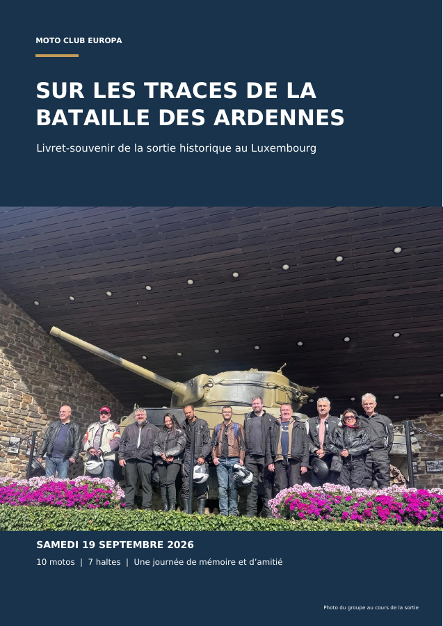 Couverture du livret souvenir Sur les traces de la bataille des Ardennes
